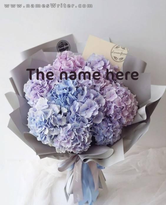 Write your name on a rose background