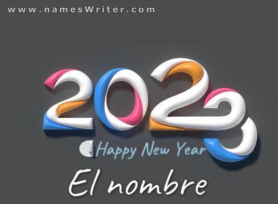 Diseño para tu nombre para 2023