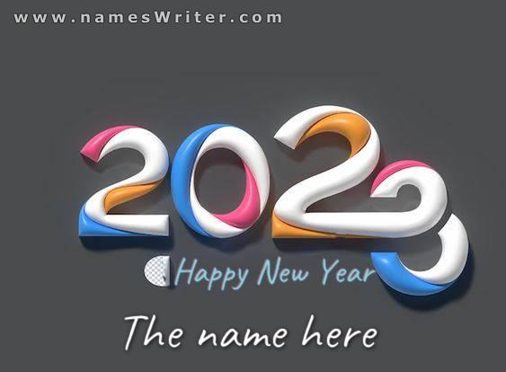 Design for your name for 2023