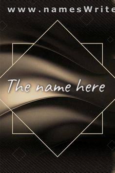 Classic background for your name on a distinctive design
