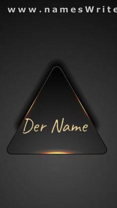 Dreiecksdesign für Ihren Namen