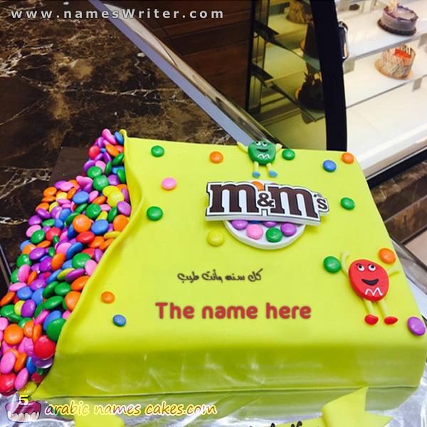 M&M`s chocolate birthday cake, and every year and you are good