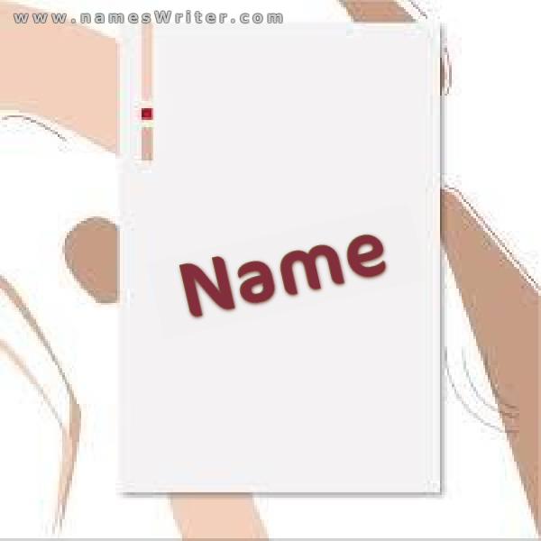 Schreiben Sie Ihren Namen fett