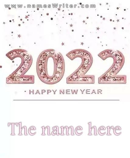 Your name in design for the new year