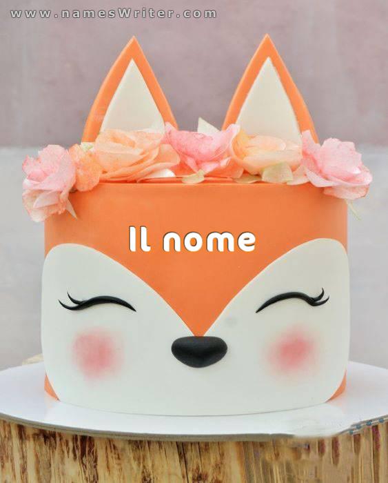 Il tuo nome su una torta speciale per bambini