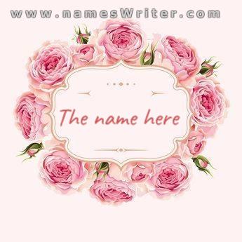 your name in a classy and distinctive design