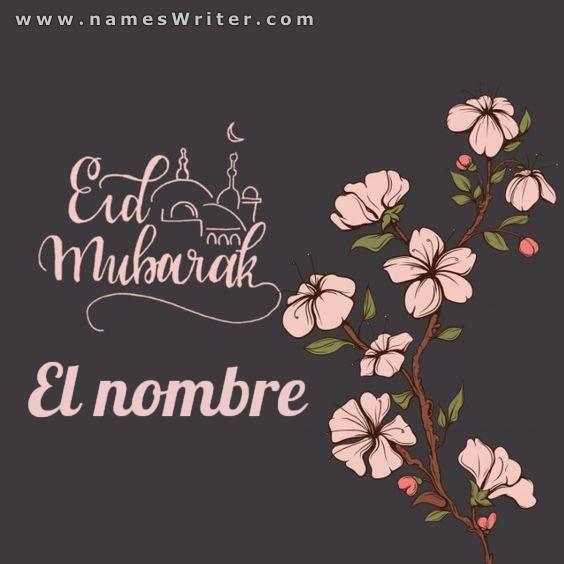 Tarjeta de felicitación de Eid al-Adha